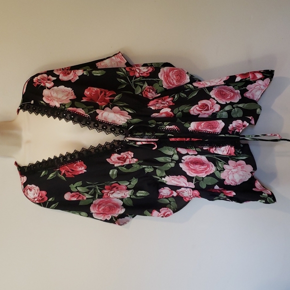 haute project LA Other - Haute Project LA Floral Print Swim Cover Up Blouse